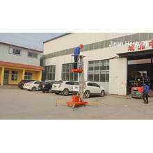 7 M 480 kg load CE double mast hydraulic aluminum lift used portable elevator home lift